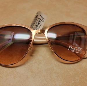 Nanette sunglasses rose gold